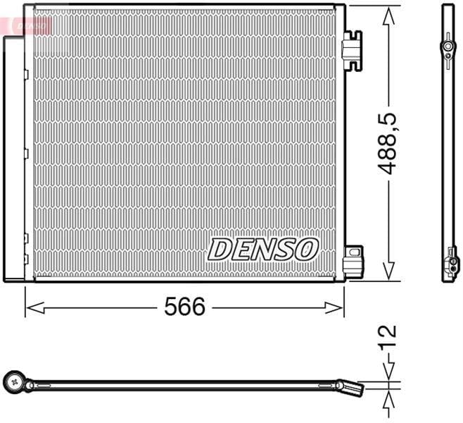 CONDENSER. AİR CONDİTİONİNG NISSAN QASHQAI II 13-