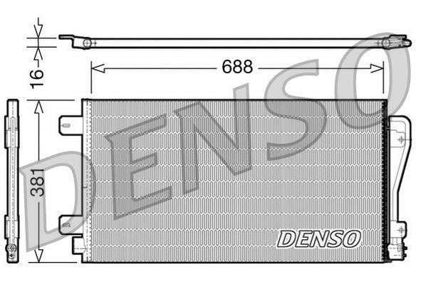 CONDENSER. AİR CONDİTİONİNG OPEL MOVANO A 98-