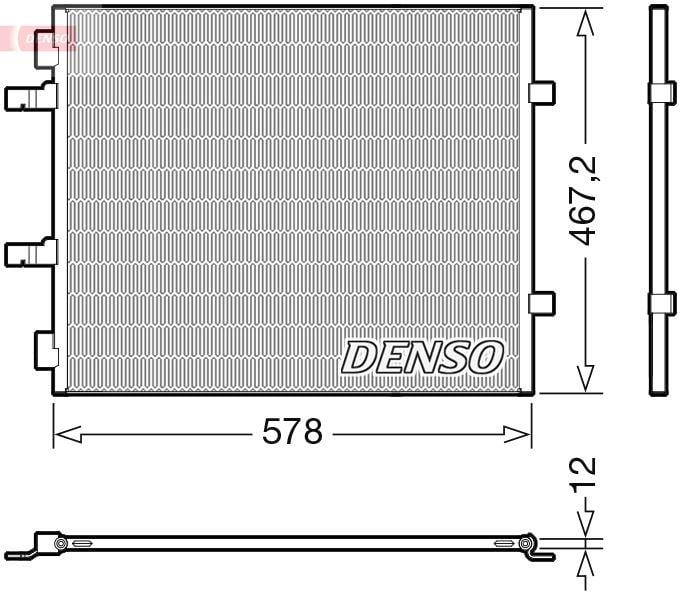 CONDENSER. AİR CONDİTİONİNG OPEL VIVARO A 01-
