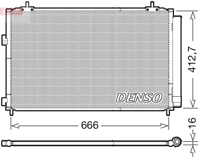 CONDENSER. AİR CONDİTİONİNG TOYOTA RAV 4 IV 12-