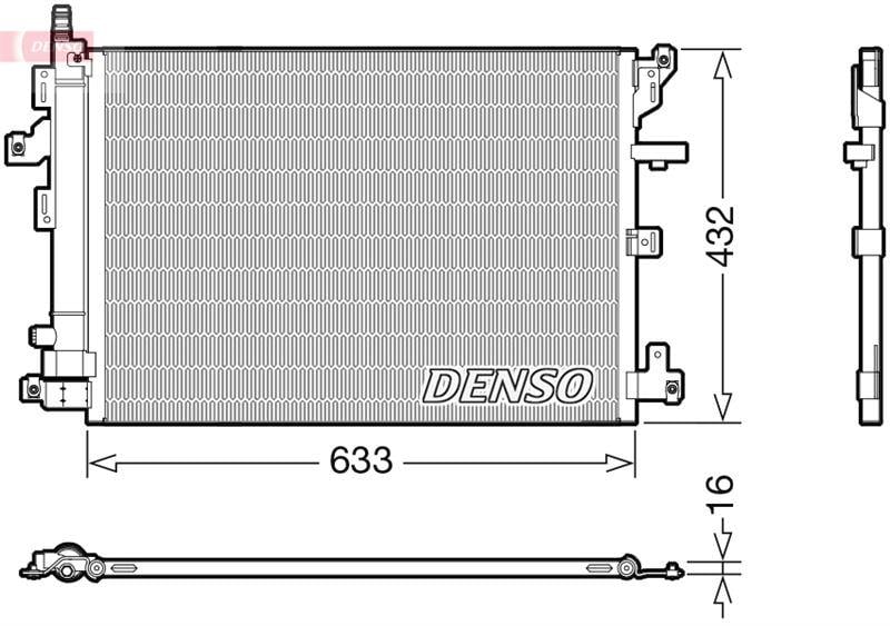 CONDENSER. AİR CONDİTİONİNG VOLVO XC90 I 02-14