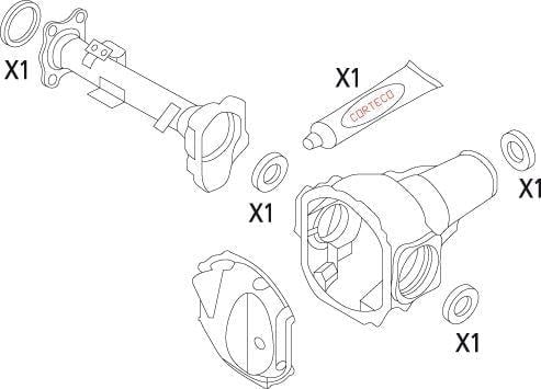 CONTA SETİ. DİFERANSİYEL KIT Gasket Set. differential