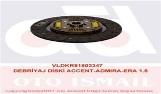 DEBRİYAJ DİSKİ ACCENT-ADMIRA-ERA 1.6 HD05