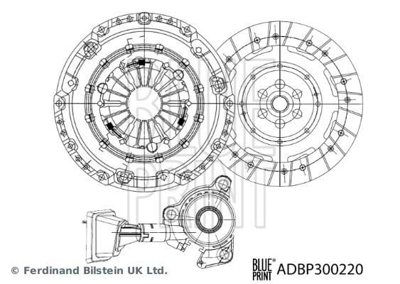 DEBRİYAJ SETİ HİDROLİK RULMAN P208-P508-P2008-P3008-P5008-PARTNER-BERLINGO-C3 AIRCROSS-C4-DS3- DS4-DS5 1.6 BlueHDI
