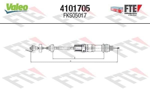 DEBRİYAJ TELİ PEUGEOT PARTNER-BERLINGO DW8B 03-08 yeni tip