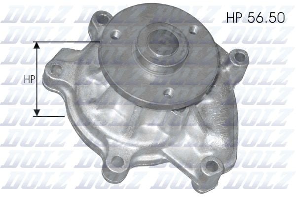 DEVİRDAİM SU POMPASI DAIHATSU COPEN 1.3L K3-VE L881 06-> / SIRION 1.0L 1.3L M300 M301 05-> / TERIOS 1.3L K3-VE J211 06-> / YRV 1.3L M200 01-07 / TOYOTA YARIS 1SZ-FE SCP10 99-05 3 delikli flanş