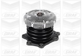 DEVIRDAIM SU POMPASI FAN TERMİKLİ NISSAN PICK UP 2.7L TD27 TD27T D22 97-01 - TERRANO 2.7L TD27T R20 dizel turbo 96->