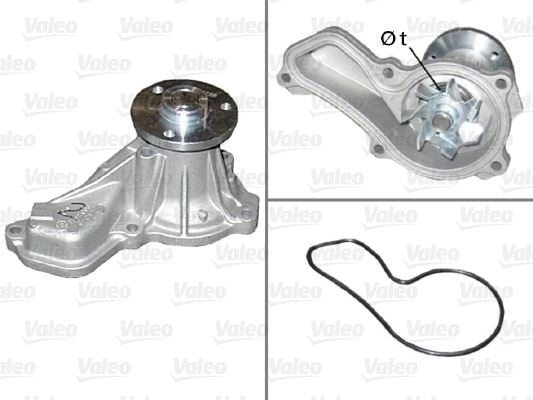 DEVİRDAİM SU POMPASI HONDA CIVIC 1.6L R16A2 VTEC SEDAN FD6 kasa 06-11 / 1.8L R18A VTEC HATCHBACK FK2 kasa 06->