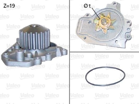 DEVİRDAİM SU POMPASI HONDA CR-V 2.0L B20 RD1 96-01