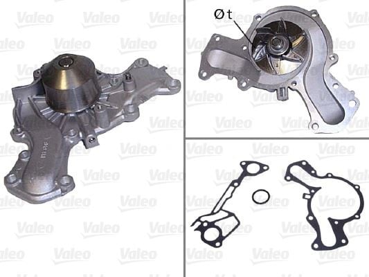 DEVİRDAİM SU POMPASI HYUNDAI GALLOPER 3.0L 6G72 V6 91-03 / SONATA 3.0L G6AT V6 91-98 / MITSUBISHI PA JERO 3.0L 6G72 V6 24v turbo 91-99