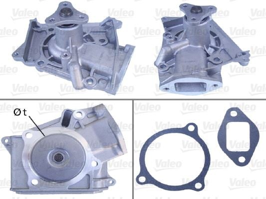 DEVİRDAİM SU POMPASI MAZDA 323 1.6L B6 89-95 / KIA PRIDE 1.1L B1 88-93 1.3L B3 16V 94> / SEPHIA 1.5L B 5 SOHC 98->