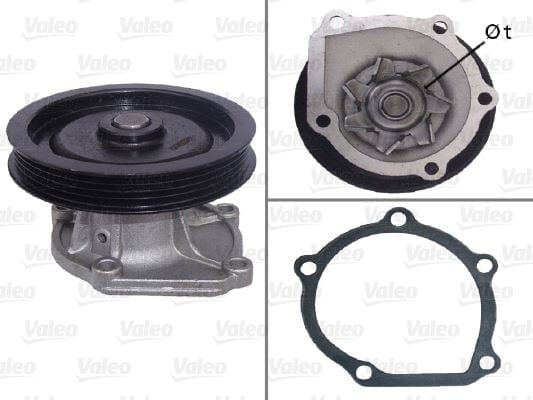 DEVİRDAİM SU POMPASI TOYOTA COROLLA 1.3L 2E 4E-FE EE100 EE111 94-00 / STARLET 1.3L EP91 96-98 KASNA KLI
