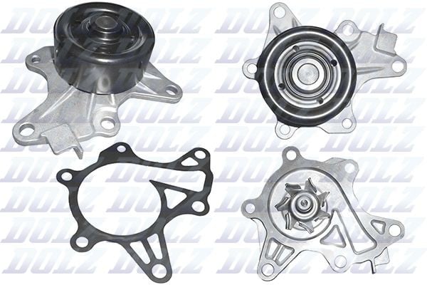 DEVİRDAİM SU POMPASI TOYOTA COROLLA AURIS 1.4L 1NDTV dizel NDE150 NDE180 D-4D 10-> / YARIS 1.4L 1NDTV dizel NLP130 10->