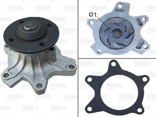 DEVİRDAİM SU POMPASI TOYOTA COROLLA. AURIS 1.4L 1NDTV NDE150 D-4D dizel 06-09 / YARIS 1.4L 1NDTV NLP 90 - fransız üretim 06-09