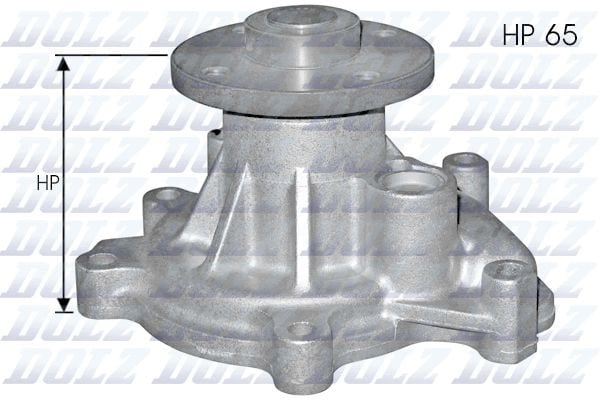 DEVİRDAİM SU POMPASI TOYOTA YARIS 1.0L 1SZ-FE SCP10 03-05 / 1.3L 2SZ-FE SCP12 SCP90 03-09 4 DELİK FLANŞ