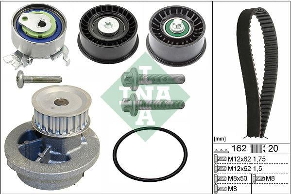 DEVİRDAİMLİ EKSANTRİK GERGİ KİTİ 162x200 ASTRA G-CORSA C-VECTRA C-MERIVA A-ZAFIRA A 1.4-1.6-1.8 16V Z16XE-Z14XE 1334066 DEVİRDAİMLİ