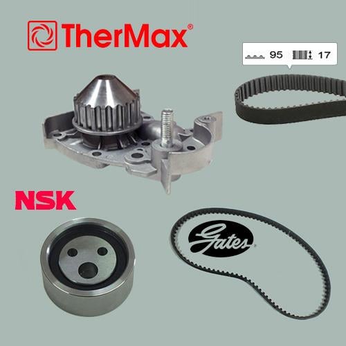 DEVİRDAİMLİ EKSANTRİK GERGİ KİTİ RENAULT CLIO I 90>98 R19 88>95 MEGANE I 96>99 095x170 1.2-1.4-1.6