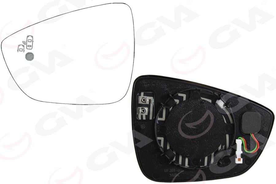 DIŞ DİKİZ AYNA CAMI SOL FOCUS IV 18> KÖR NOKTALI
