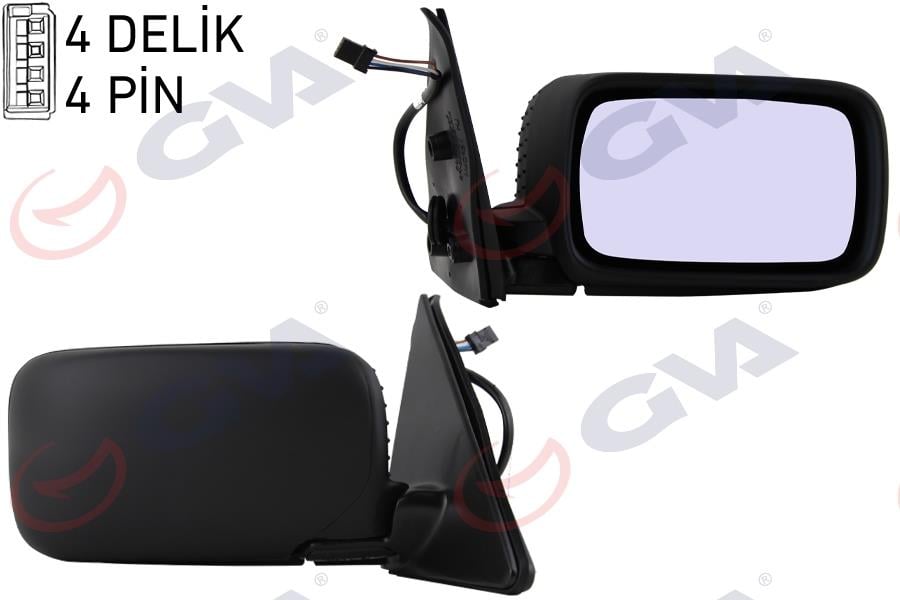 DIS DIKIZ AYNASI ELEKTIRIKLI ISITMALI MAVI CAM SAG BMW E36 SEDAN 92>98