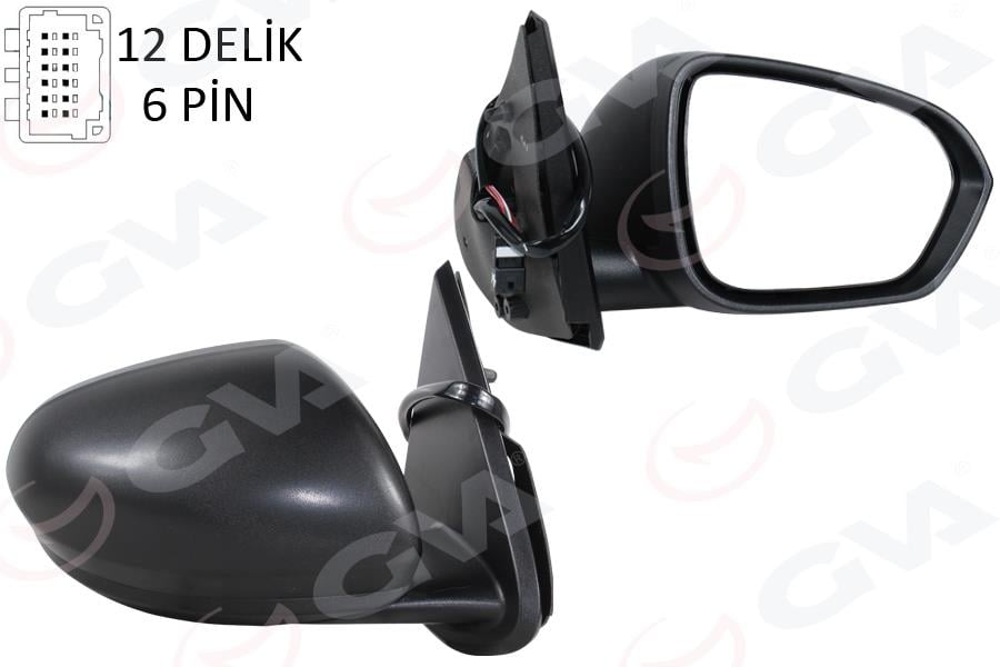 DIŞ DİKİZ AYNASI SAĞ ELEKTRİKLİ ISITMALI SENSÖRLÜ DACIA DUSTER 17-10 12H7P VM-6805EHSR