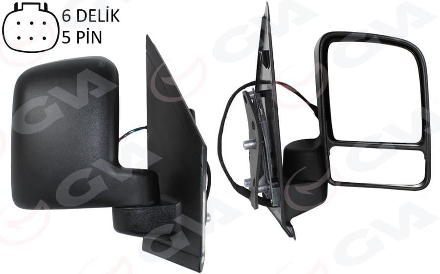 DIŞ DİKİZ AYNASI SAĞ FORD CONNECT 02> ELEKTRİKLİ