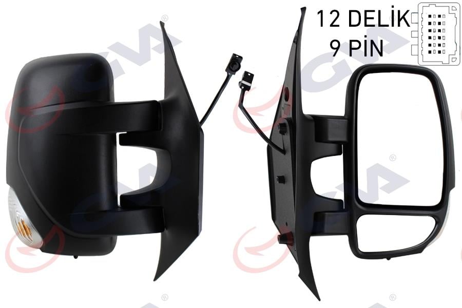DIŞ DİKİZ AYNASI SAĞ MASTER-MOVANO 10> ELEKTRİKLİ ISITMALI SİNYALLİ SENSÖRLÜ KONVEKS