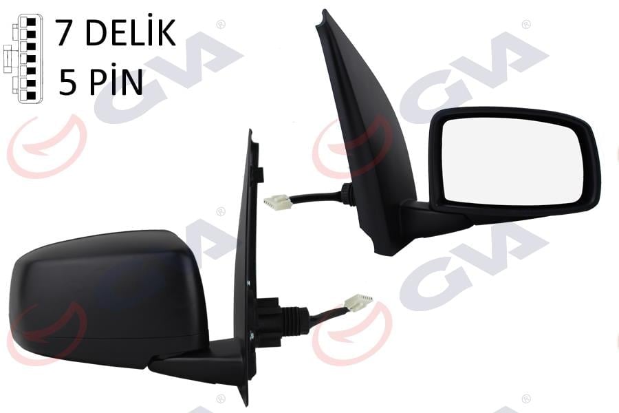 DIŞ DİKİZ AYNASI SAĞ PANDA 03> ELEKTRİKLİ ISITMALI KONVEKS 5 FİŞ VM-663EHR