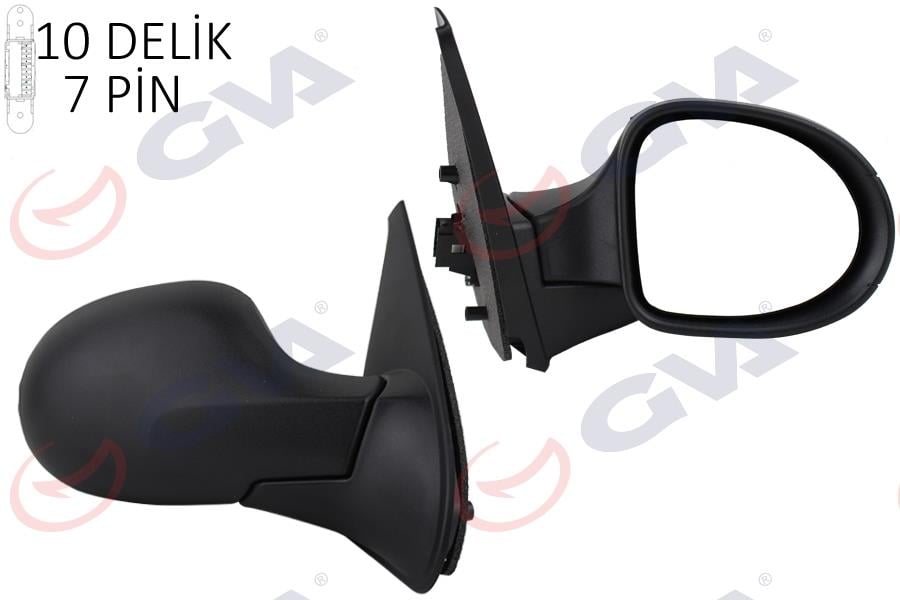 DIŞ DİKİZ AYNASI SAĞ SYMBOL THALIA 08> ELEKTRİKLİ ISITMALI SENSÖRLÜ KONVEKS 7 FİŞ VM-6124EHSR