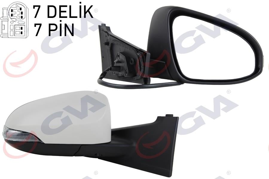 DIŞ DİKİZ AYNASI SAĞ YARİS 11> VM-6265EHPR