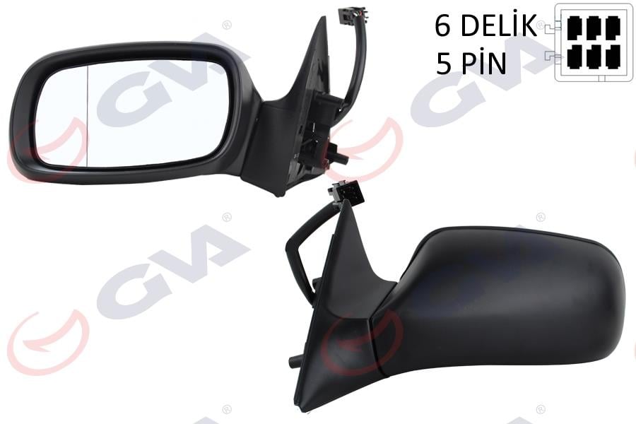 DIŞ DİKİZ AYNASI SOL ASTRA F 94> ELEKTRİKLİ ISITMALI ASFERİK 5 FİŞ VM-164EHL