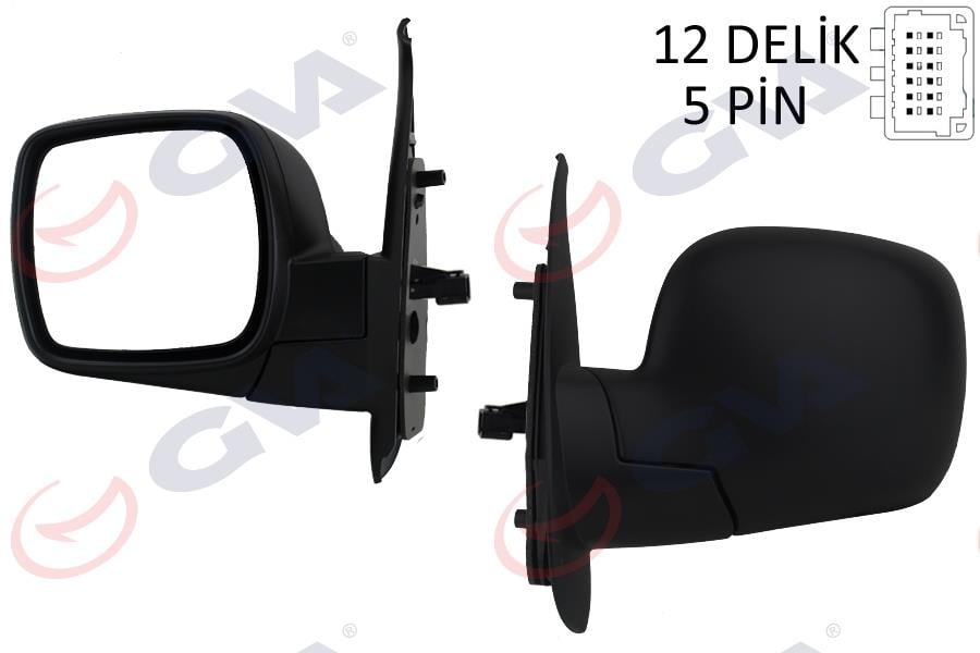 DIŞ DİKİZ AYNASI SOL KANGOO 08> ELEKTRİKLİ ISITMALI KONVEKS 5 FİŞ VM-6131EHL