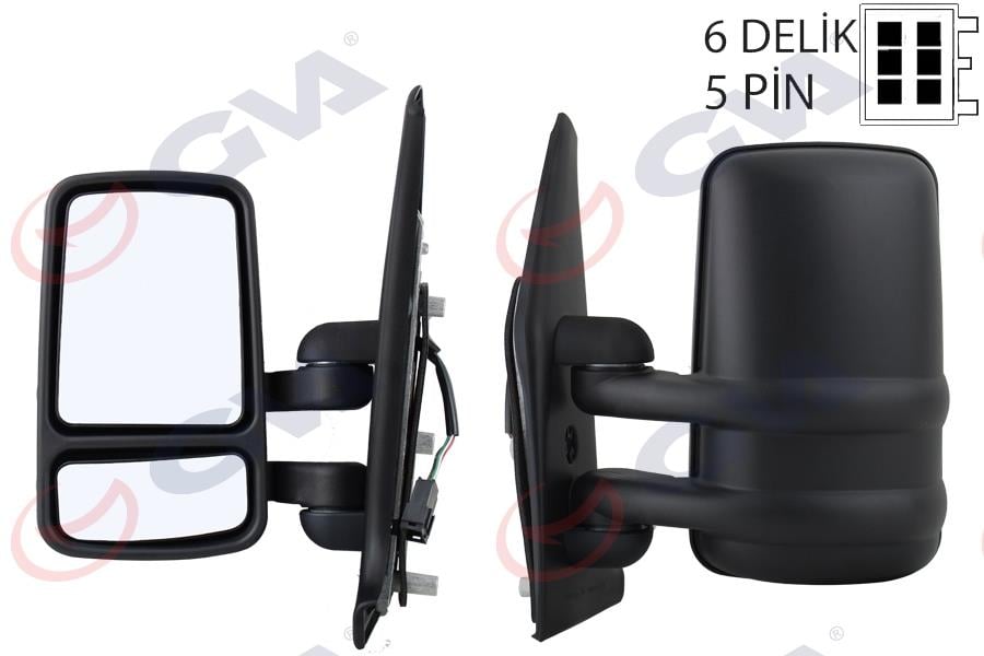 DIŞ DİKİZ AYNASI SOL MASTER-MOVANO 95> ELEKTRİKLİ ISITMALI KONVEKS