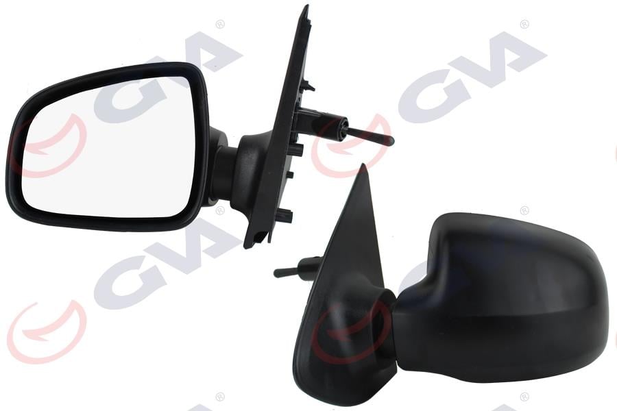 DIŞ DİKİZ AYNASI SOL SANDERO STEPWAY 12> MEKANİK SİYAH KAPAK KONVEKS VM-6804L