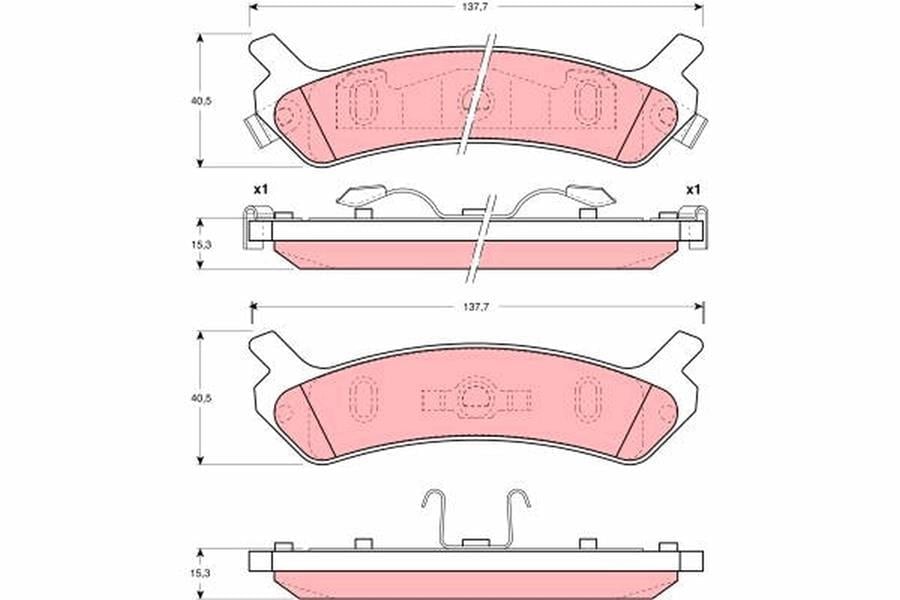 DİSK BALATA ARKA AKS HYUNDAI SONATA II Y-2 -SONATA III Y-3 1988->1991