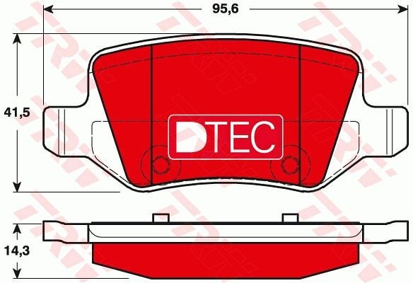 DİSK BALATA ARKA AKS MERCEDES-BENZ A-CLASS W168 -A-CLASS W169 -B-CLASS SPORTS TOURER W245 -VANEO 414 2004->2012