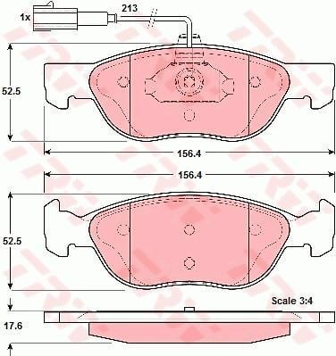 DİSK BALATA ÖN AKS ALFA ROMEO 145 930 -146 930 1999->2001