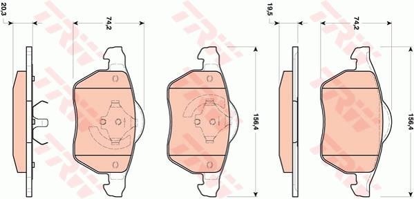 DİSK BALATA ÖN AKS ARKA AKS RENAULT MEGANE I BA0/1 -MEGANE I CLASSİC LA0/1 SAAB 9-5 YS3E -9-5 ES TATE YS3E VW PASSAT B5 3B2 -PASSAT B5 VARİANT 3B5 1999->2003