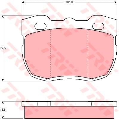 DİSK BALATA ÖN AKS CARBODIES FX FAIRWAY LAND ROVER 110/127 LDH -90 I LDV -DEFENDER CABRİO L316 -D EFENDER PİCK UP L316 -DEFENDER STATİON WAGON L316 -DISCOVERY I LJ -RANGE ROVER I METROCAB TAXI 19