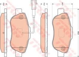 DİSK BALATA ÖN AKS FIAT DOBLO BOX BODY/MPV 223 -DOBLO MPV 119- 223 -PANDA / PANDA CLASSIC 169 OP EL ADAM M13 -CORSA D S07 -CORSA D HATCHBACK VAN S07 VAUXHALL ADAM M13 -CORSA MK III D S07 -C