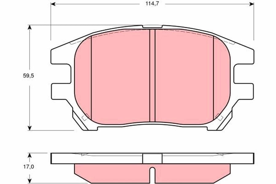 DİSK BALATA ÖN AKS LEXUS RX MCU15 TOYOTA HARRIER U1 1999->2003