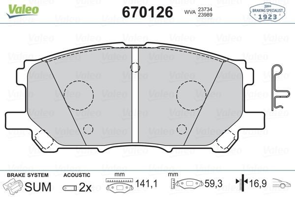 DİSK FREN BALATASI ÖN LEXUS RX 2003-2008