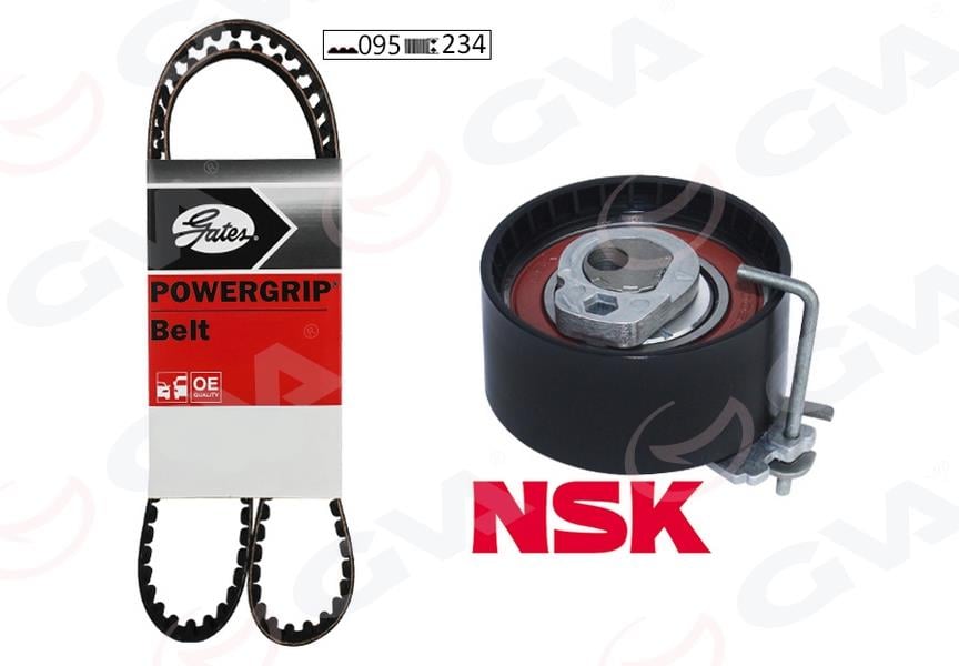 EKSANTRİK GERGİ KİTİ 095x234 CLIO II-III-KANGOO-LOGAN-SANDERO-MODUS 1.2-1.2 16V D4F-D7F