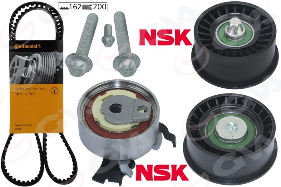 EKSANTRİK GERGİ KİTİ 162x200 ASTRA G-CORSA C-VECTRA C-MERIVA A-ZAFIRA A 1.4-1.6-1.8 16V Z16XE-Z14XE