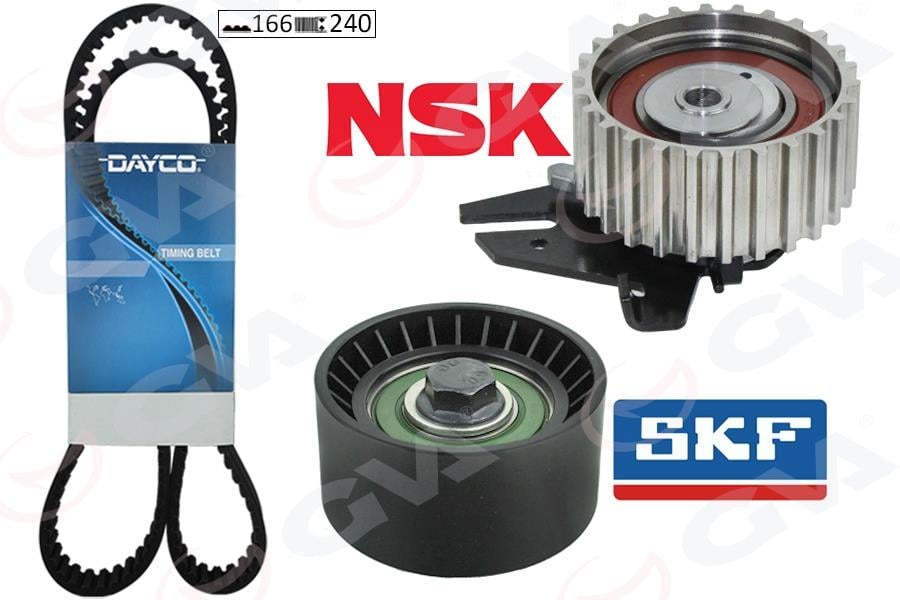 EKSANTRİK GERGİ KİTİ 166x240 ALFA ROMEO 145 146 1.6ie 16V 96-01 156 1.6 16V 97-05 K015469XS