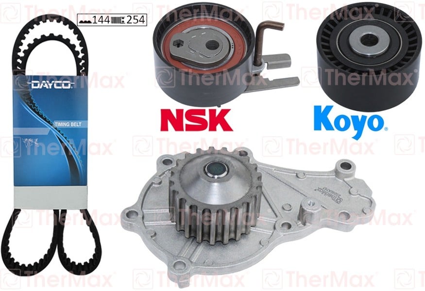 EKSANTRİK GERGİ KİTİ DEVİRDAİM 144 DİŞ EURO4 P206-P307-C1-C2-C3-BIPPER -NEMO-XSARA 1.4 HDİ FIEST A FUSION 02>08 1.4 TDCI 2S6Q8A615AB-2S6Q8591BA