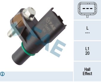 EKSANTRİK MİL DEVİR SENSÖRÜ ASTRA L-COMBO E-CORSA F-CROSSLAND-GRANDLAND-C3-C4-BERLINGO-P208- P2008-P ARTNER-RIFTER-P508-P301-P308-C-ELYSEE-DS3-DS4-DS7 1.2 PureTech-THP 1.2 XE-XHL-XHT