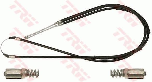EL FRENİ KABLOSU ARKA AUDI 80 B1 SALOON 80-82 VW PASSAT B1 32 -PASSAT B1 VARİANT 33 -PASSAT B2 32B -PASSAT B2 SALOON 32B -PASSAT B2 VARİANT 33B -PASSAT B3/B4 3A2-35I -SANTANA 32B -