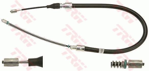 EL FRENİ KABLOSU ARKA VW DERBY 86C-80 -POLO CLASSIC 86C-80 -POLO COUPE 86C-80 -POLO HATCHBACK VAN 86CF -POLO II 86C-80 -