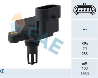 EMME MANİFOLD BASINÇ MAP SENSÖRÜ OPEL INSIGNIA A 08>17 GT CABRIO 07>11 2.0 A20NHT-NFT-Z20NHH