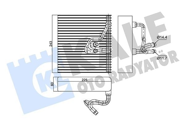EVAPORATOR CORSA-COMBO-OPEL COMBO -VAUXHALL COMBO-CORSA
